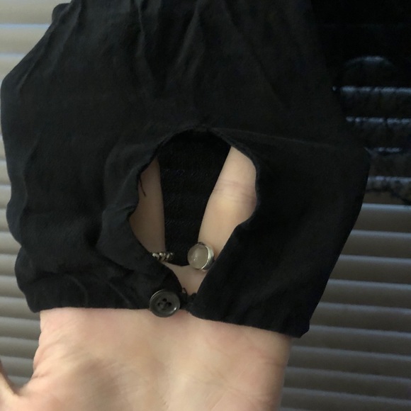 Wilfred 100% black silk blouse - Picture 3 of 4